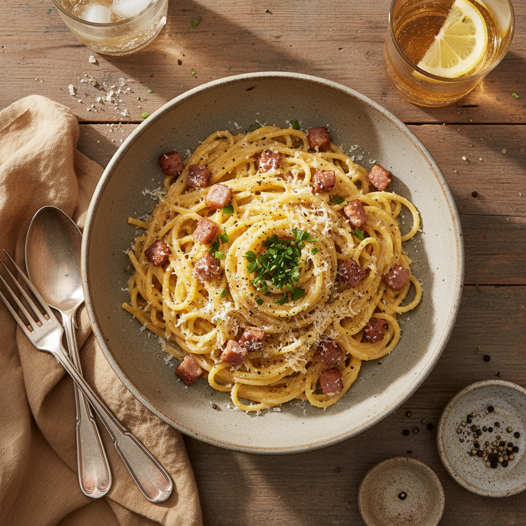 Krämig Pasta Carbonara