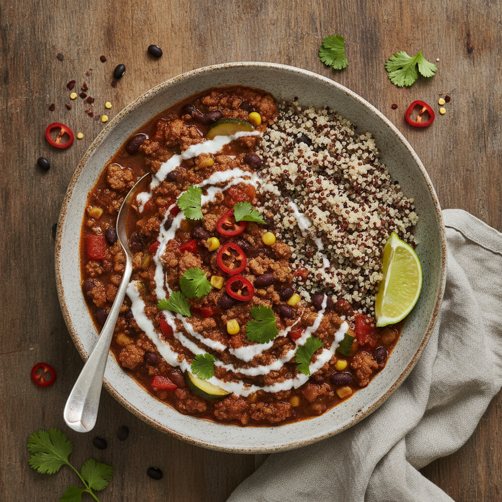 Krämig Turkisk Chili med Quinoa