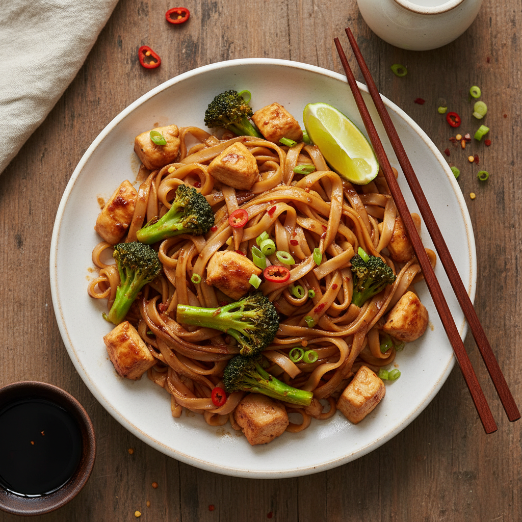 Klassisk Kyckling Pad See Ew