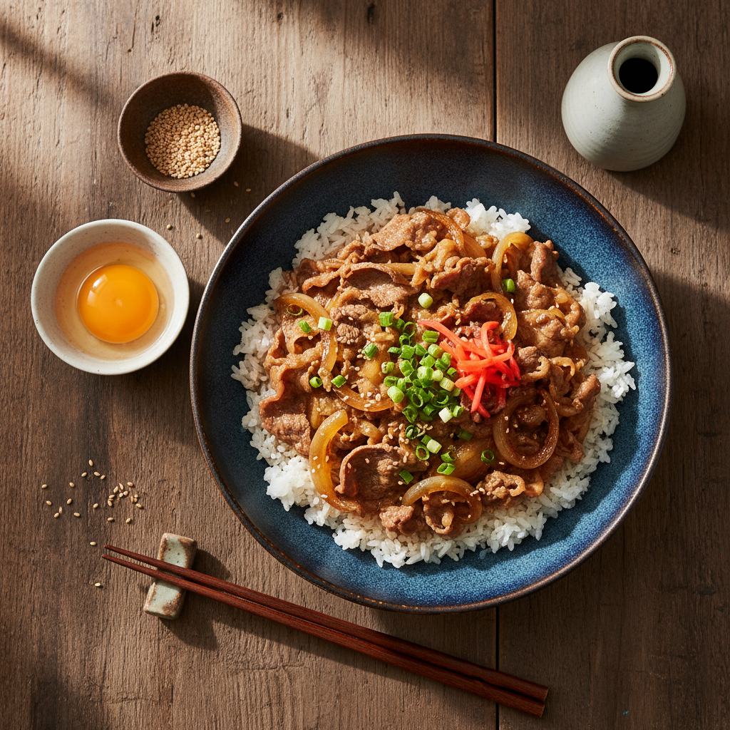 Snabb Gyudon (Japansk Biffskål)